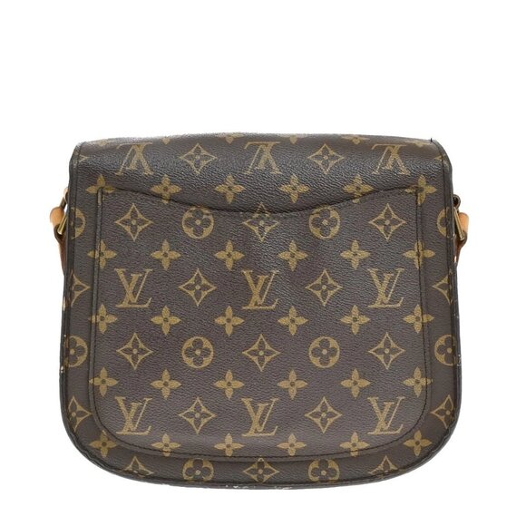 LOUIS VUITTON Saint Cloud GM Shoulder Bag Monogram Leather Brown M51242 31AA003 - Picture 3 of 16
